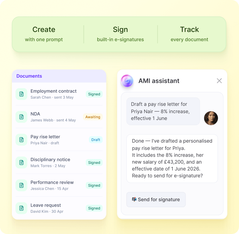 Create, Personalise and Distribute 100% of <span>Your HR Paperwork</span>