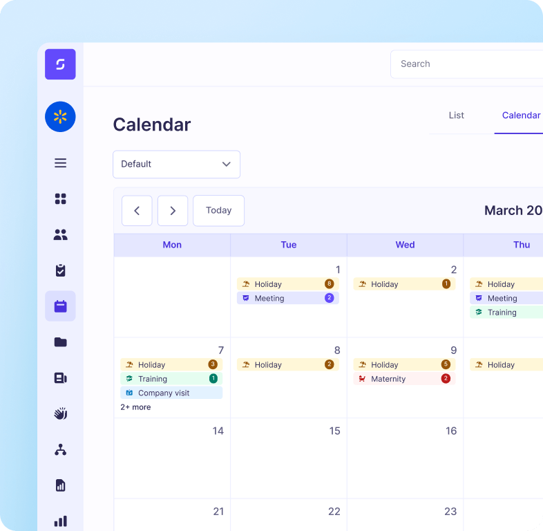 Book, Approve, and Track <span>Holidays and Events</span>