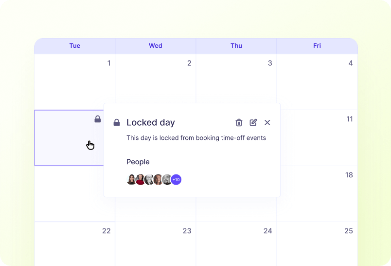 Locked Days