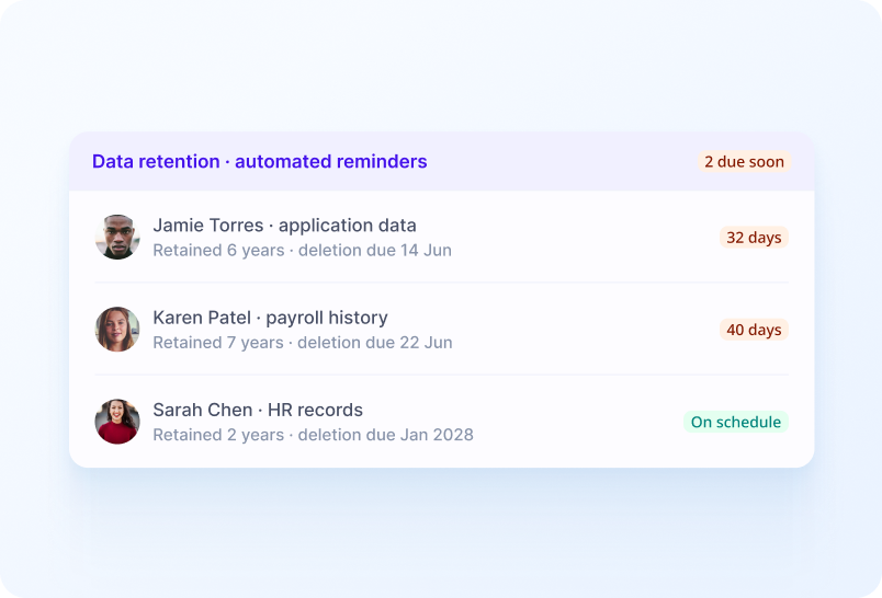 Data Protection & GDPR screenshot