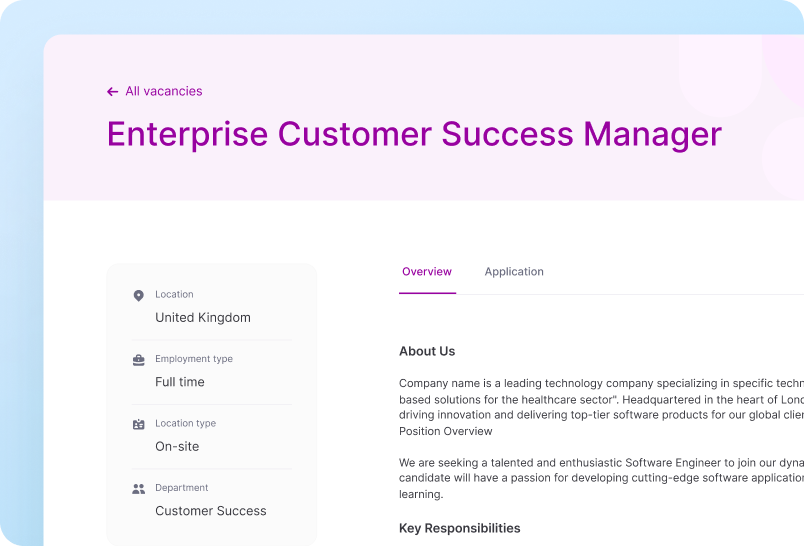 Publish On-Brand Vacancies screenshot